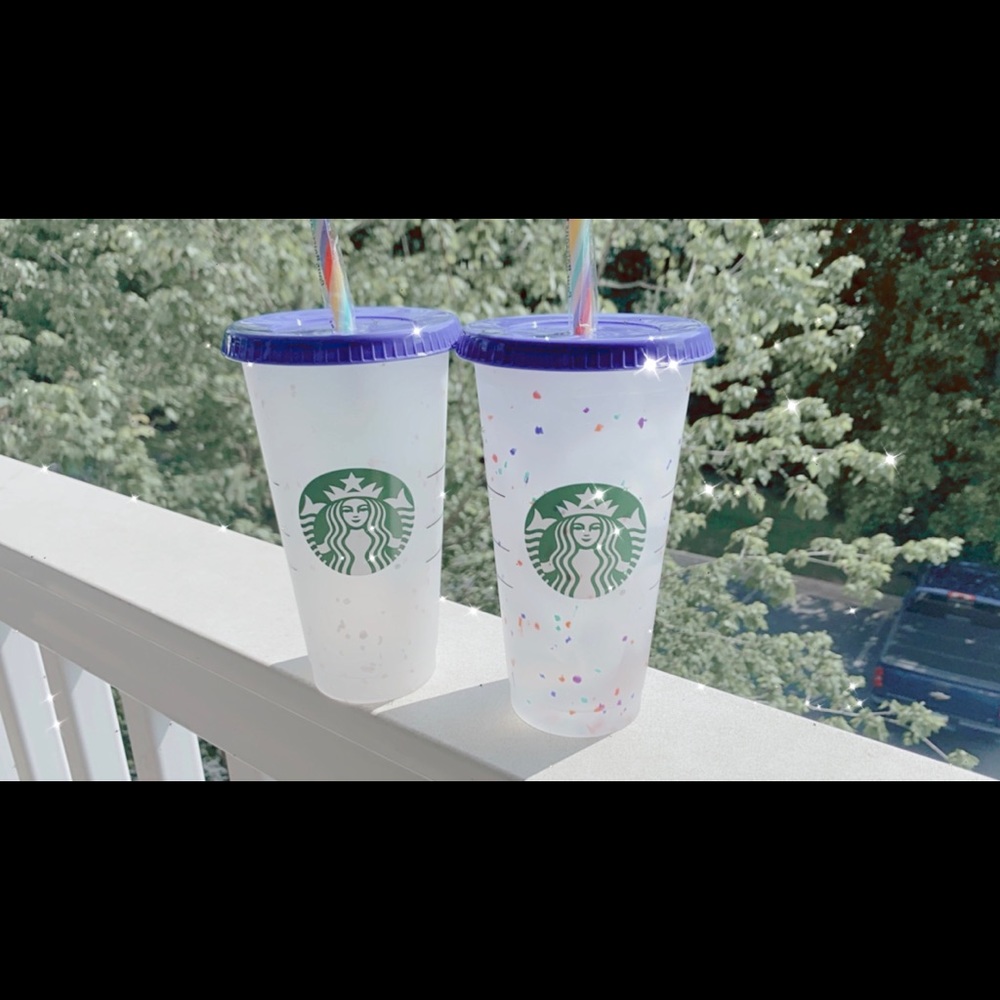 Starbucks color changing cups
